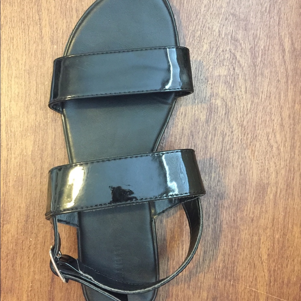 forever 21 black sandals